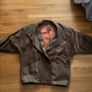 Vintage Comint suede and leather coat